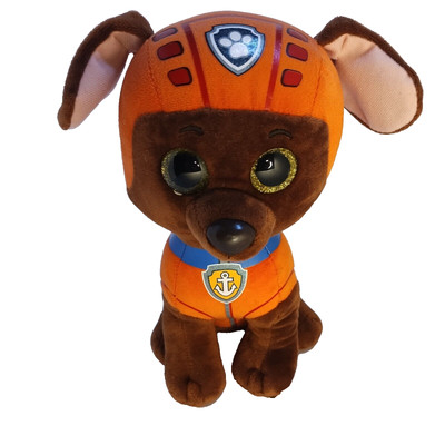 TY 9'' Paw Patrol Zuma Chocolate Labrador Plush Stuffed Animal Toy