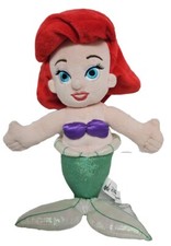 Disney The Little Mermaid Plush Ariel Stuffed Animal 13" DisneyParks Shiny Tail