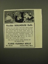 1959 Flagg Flexible Dolls Advertisement