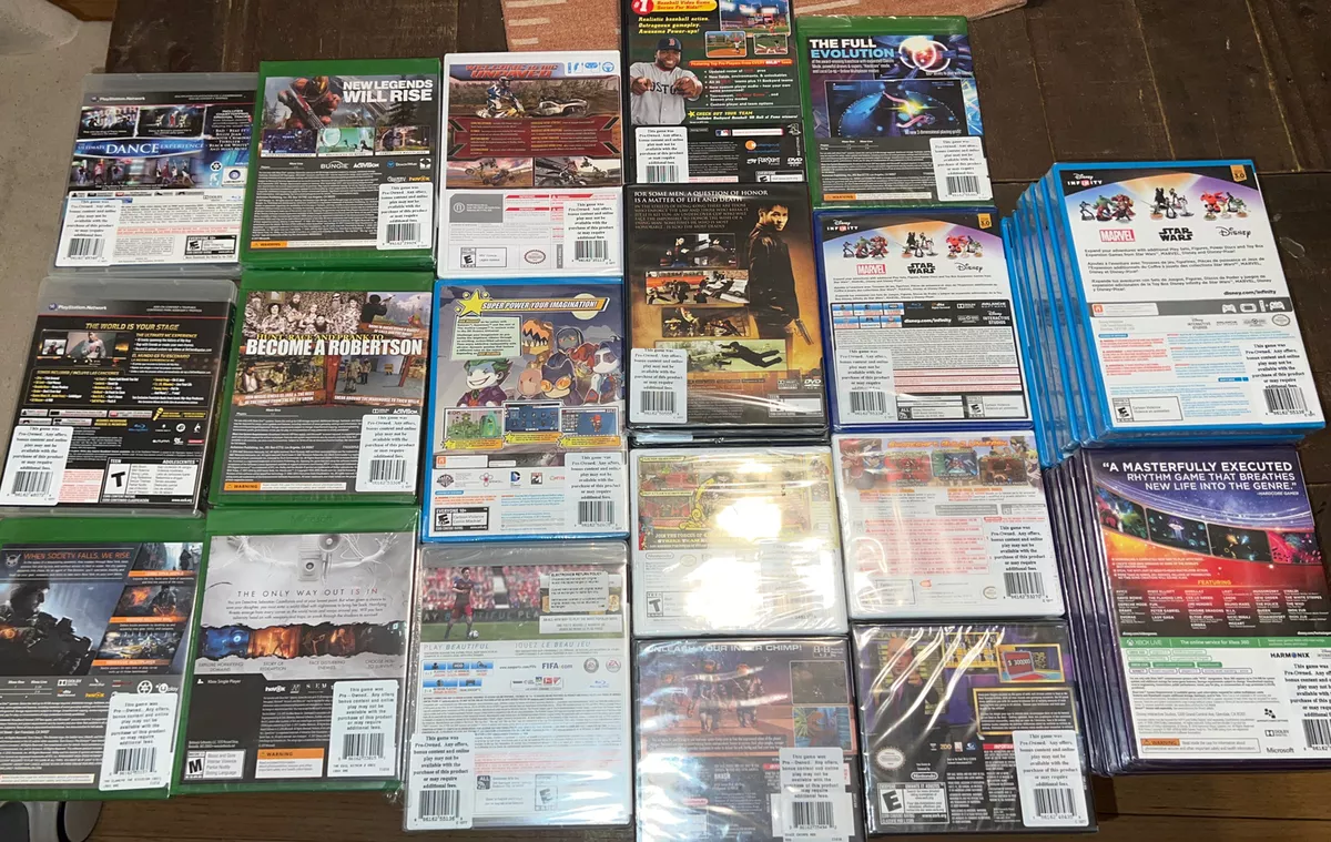 Lot of 14 Sony PlayStation 4 PS4, PS3 and Nintendo WI Games d30