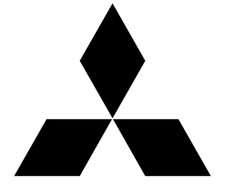 Mitsubishi Logo Vinyl Decal Window Laptop Any Size Any Color