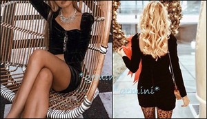 zara velvet mini dress