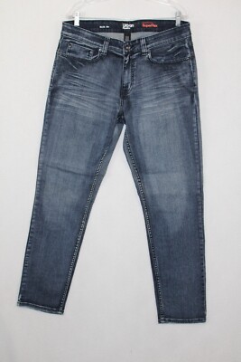 Urban Pipeline Blue Jeans Slim Straight Leg Sz 36x32  (meas 36X32) SuperFlex