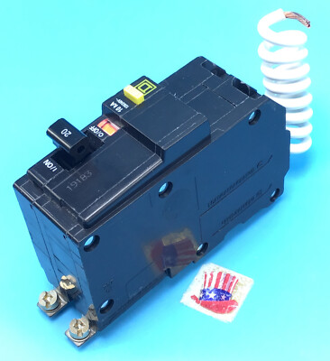 Nuovo ORIGINALE Interruttore Quadrato D QOB220GFI 20 Amp 2 Poli