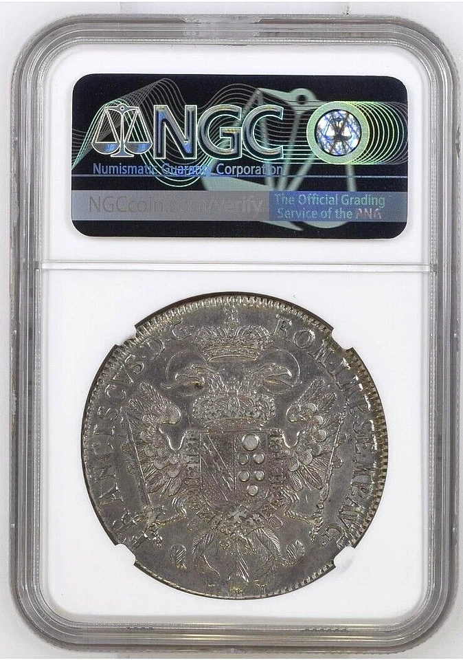 1765 SS-GNR German States NURNBERG Thaler Silver Coin NGC VF-35 - Image 2 of 4