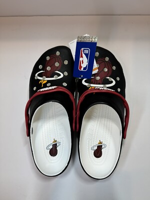 Crocs NBA Miami Heat Classic Clogs Mens Size 12 208861-001  display picture 1