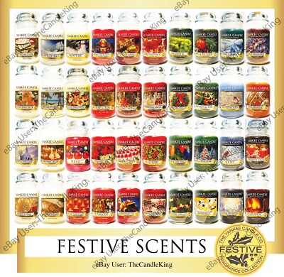 Yankee Candle - FESTIVE SCENTS - You Pick - 22oz - MANY HARD TO FIND!!