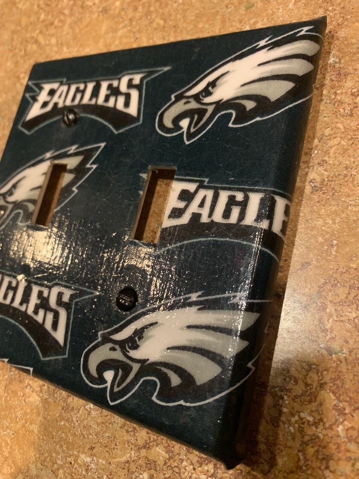 Philadelphia Eagles Light Switch Power Outlet Duplex Wall Cover Plate ...