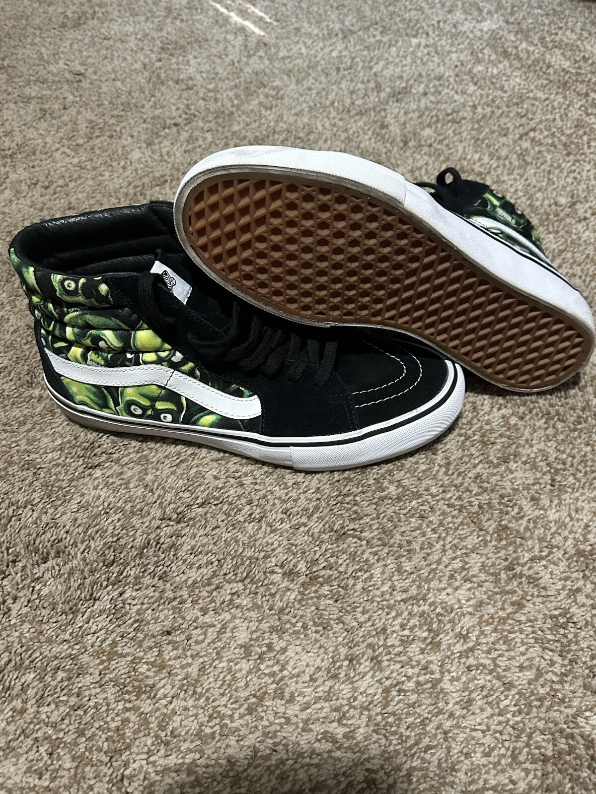 Hauts Supreme Skull Pile taille 11 RARE