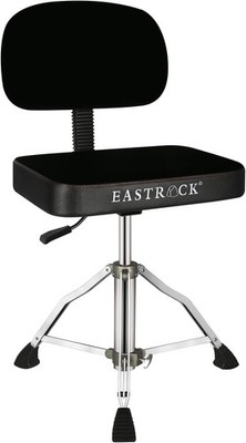 Square Drum Stool with Backrest Heavy
