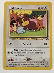 Teddiursa 65/75 Neo Discovery 1st Edition Common