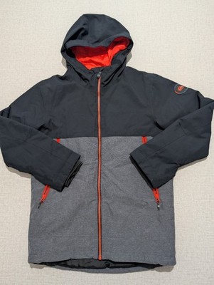 Quiksilver Dryflight Grey Jacket Coat UK Size 14 Womens Large Snow Ski