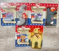 McDonald's American Trio Set, Ty Teenie Beanie Babies, Original Package