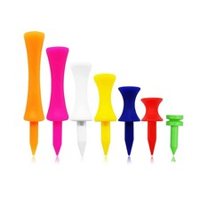 70 Pcs Golf Tees, Golf Step Down Plastic Tees Value Multiple Colors Size Bulk...