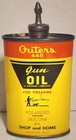 Vintage Outers 445 Oval Top Gun Oil 3 oz. Handy Oiler, Lead Spout and Cap -Empty — photo 1