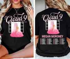 Megan Moroney Shirt, Cloud 9 Tour Music Concert Shirt, Vintage Moroney T-Shirt