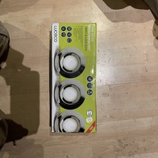 Luceco Fire Rated Fixed Downlight 3 Downlights GU10 Twist & Lock