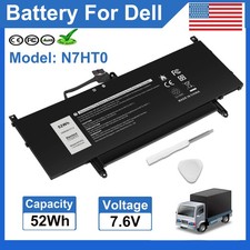 N7HT0 LAPTOP BATTERY FOR DELL LATITUDE 9510 2 IN 1 9520 2 IN 1 7.6V 52WH HYMNG