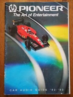 Pioneer Car Audio Guide 92/93 Katalog/Prospekt