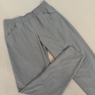 NORTH FACE Sz 12 GRAY Nylon Jogger Pants EASY Dry Elastic/ Drawstring EXCELLENT