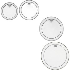 Remo Pinstripe Clear 4piece Tom Drumhead Pack