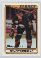 1990-91 Topps Benoit Hogue #215 0a4