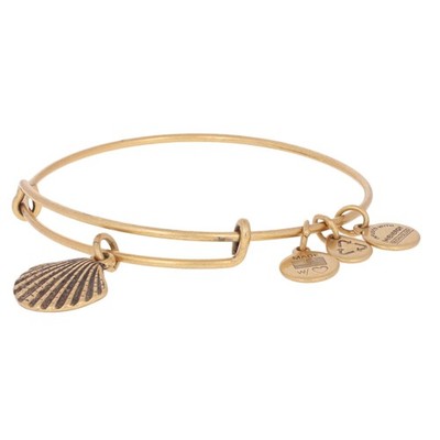 NEW Alex and Ani Seashell Bracelet - Gold Toned Ocean Nautical Adjustable Size