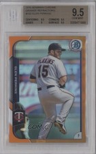 2015 Bowman Chrome Orange Refractor 4/25 Glen Perkins #152 BGS 9.5 GEM MINT 0f8