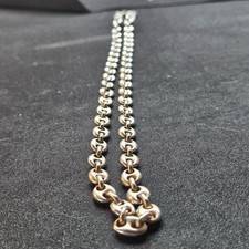Collier Grains De Café En Or 14k, Poids 11.39g, Longueur 45 Cm - Occasion Très Bon état