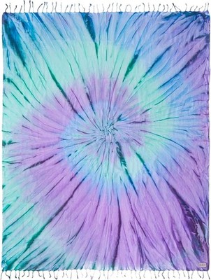 Sand Cloud Extra Large Turkish Beach Towel-100% Cotton-Quick Dry- Tie Dye (Luna)