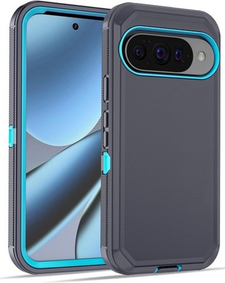 Rugged Heavy Duty Shockproof Case for Google Pixel 10 Pro 6.3 Inch Dual Layer
