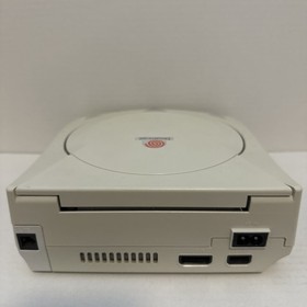SEGA Dreamcast HKT-3020 Home REV 1 Console - White Clock battery dead plays disc