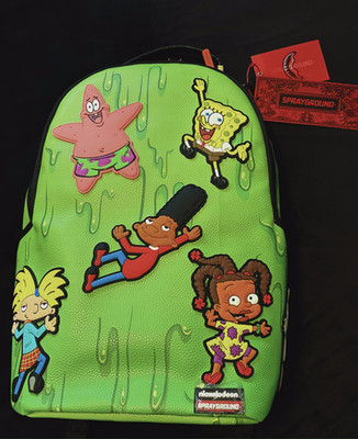 Sprayground x Nickelodeon Slime Climb Backpack . Pristine Condition With Tags  