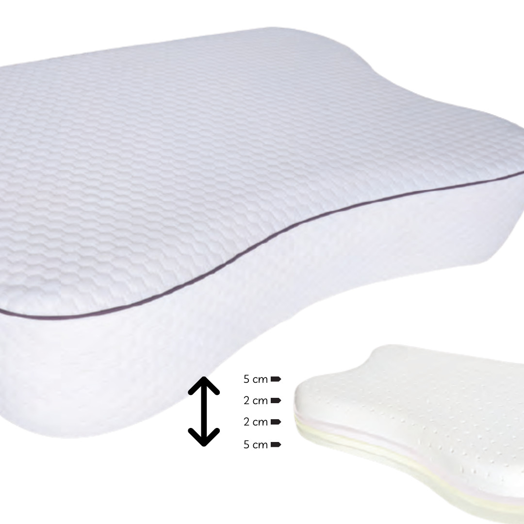 Nackenkissen Höhenverstellbares Butterfly-Nackenkissen Memoryfoam