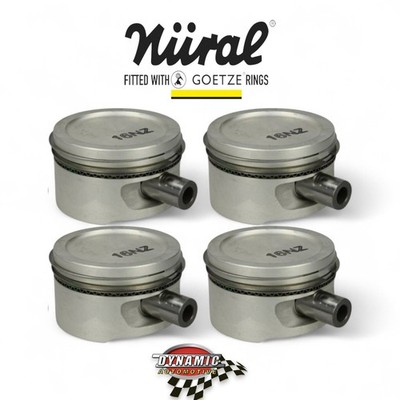 4X NURAL 79,00MM PISTON SET FOR OPEL ASCONA KADETT VECTRA VAUXHALL C16NZ C16SE