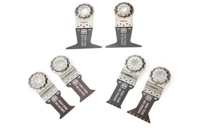 Fein 6-Pc Starlock Oscillating Tool Blade Set for Wood & Metal - 35222967010