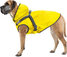 Impermeabile per Cani Con Cappuccio per Cani E Cuccioli Di Piccola Media E Grand