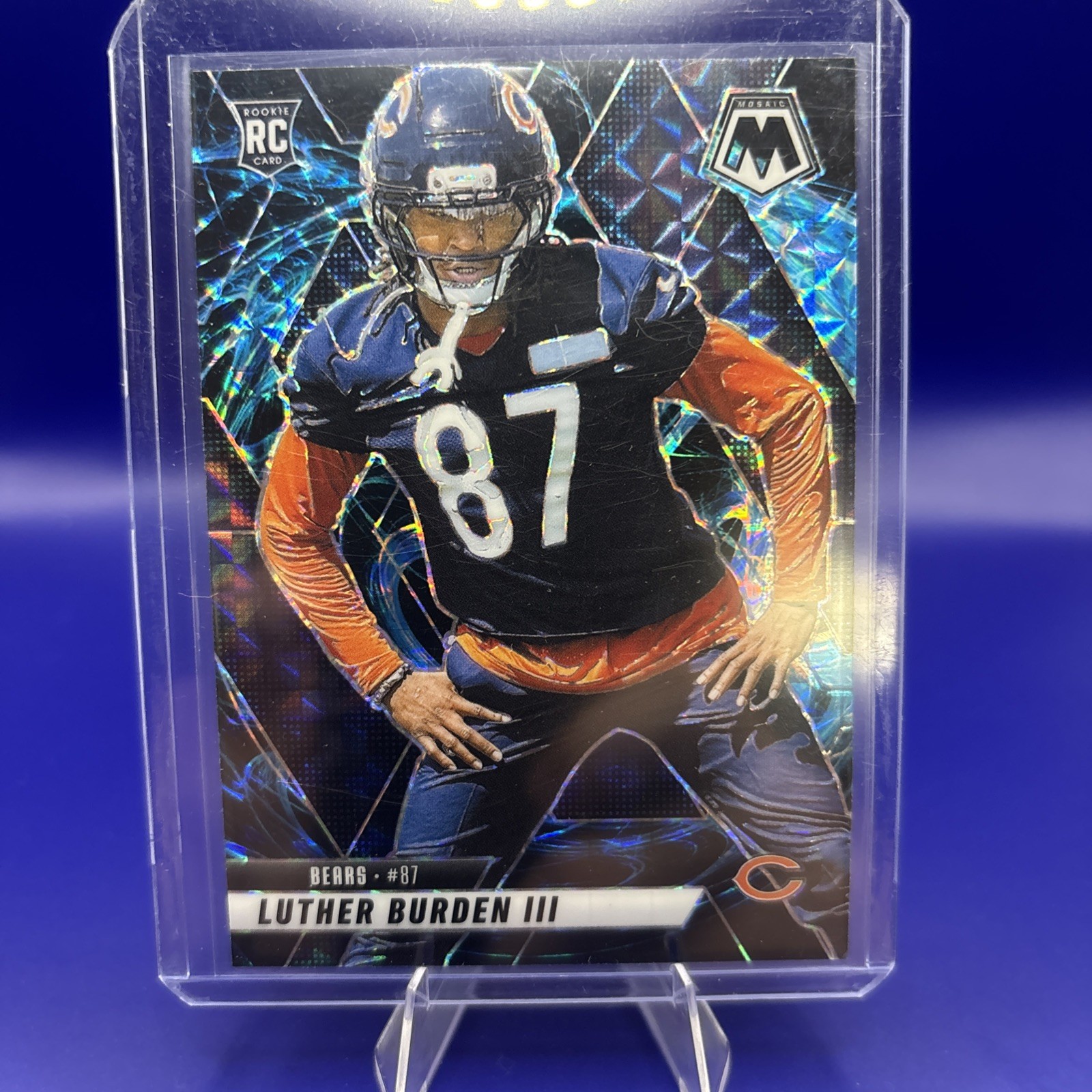 2025 Panini Mosaic Genesis Luther Burden III RC SSP Case Hit Prizm - #383 Bears