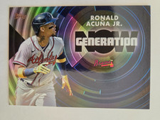 2022 Topps Series 2 BLACK /299 GENERATION NOW GN-33 Ronald Acuna Jr. ATL Braves