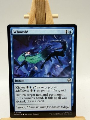 Whoosh! Marvel s Spider-Man Regular Common 0048 MTG NM Magic Gathering