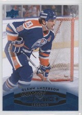 2015-16 Upper Deck GTS Overtime Legends Blue Foil Glenn Anderson #46 HOF 0a1