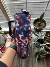 Brumate Era 40 oz W/straw Cover, Star Burst, NIB, LE, Sold Out, Red,White,Blue