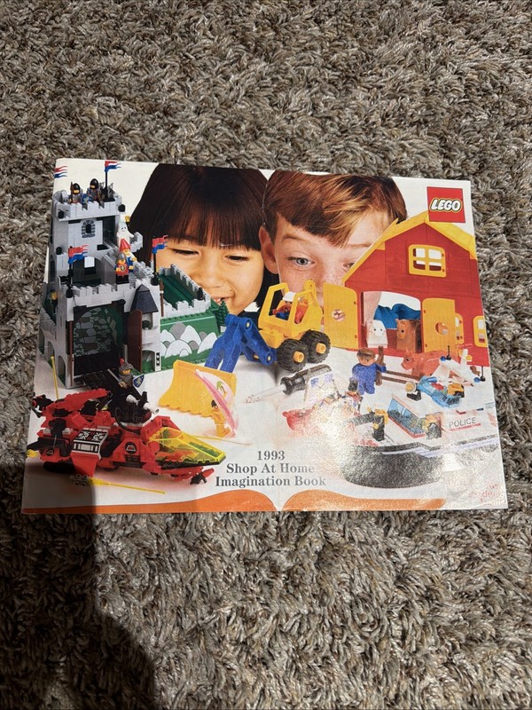 Lego Shop at Home Vintage 1993 Catalog Magazine with Pirates, Castles etc