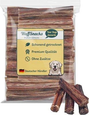 Ochsenziemer für Hunde I 5 Stück I 12 cm I natürliche und hochwertige Oc