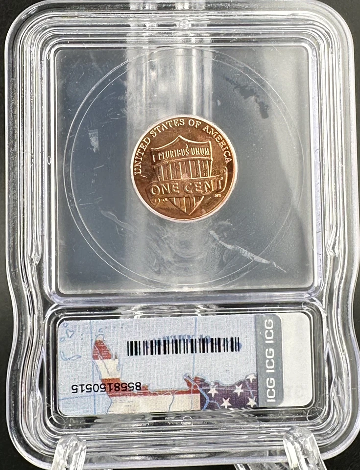 2025 D Lincoln Penny Shield Cent MS67 RD ICG Last Year Issue Hutto Signed Label - Image 2 of 2
