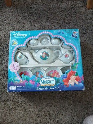 The Little Mermaid 12 Piece Porcelain Tea Set