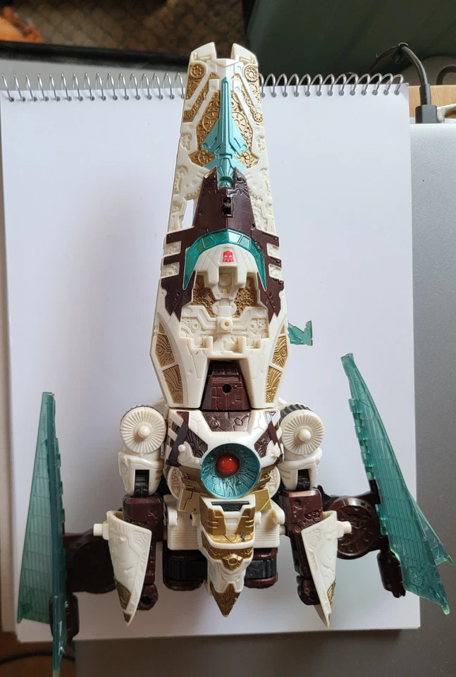 Boneco Transformers Cybertron 2005 Voyager Vector Prime Loose incompleto - Imagem 3 de 4