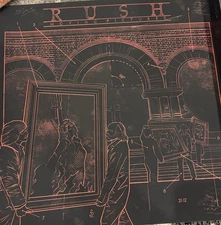 Rush Moving Pictures Limited Edition 40th anniversary Lithograph Print Geddy Lee