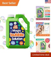 Economical 33 OZ Bubble Solution Safe, No Mixing, Perfect for Outdoor Play