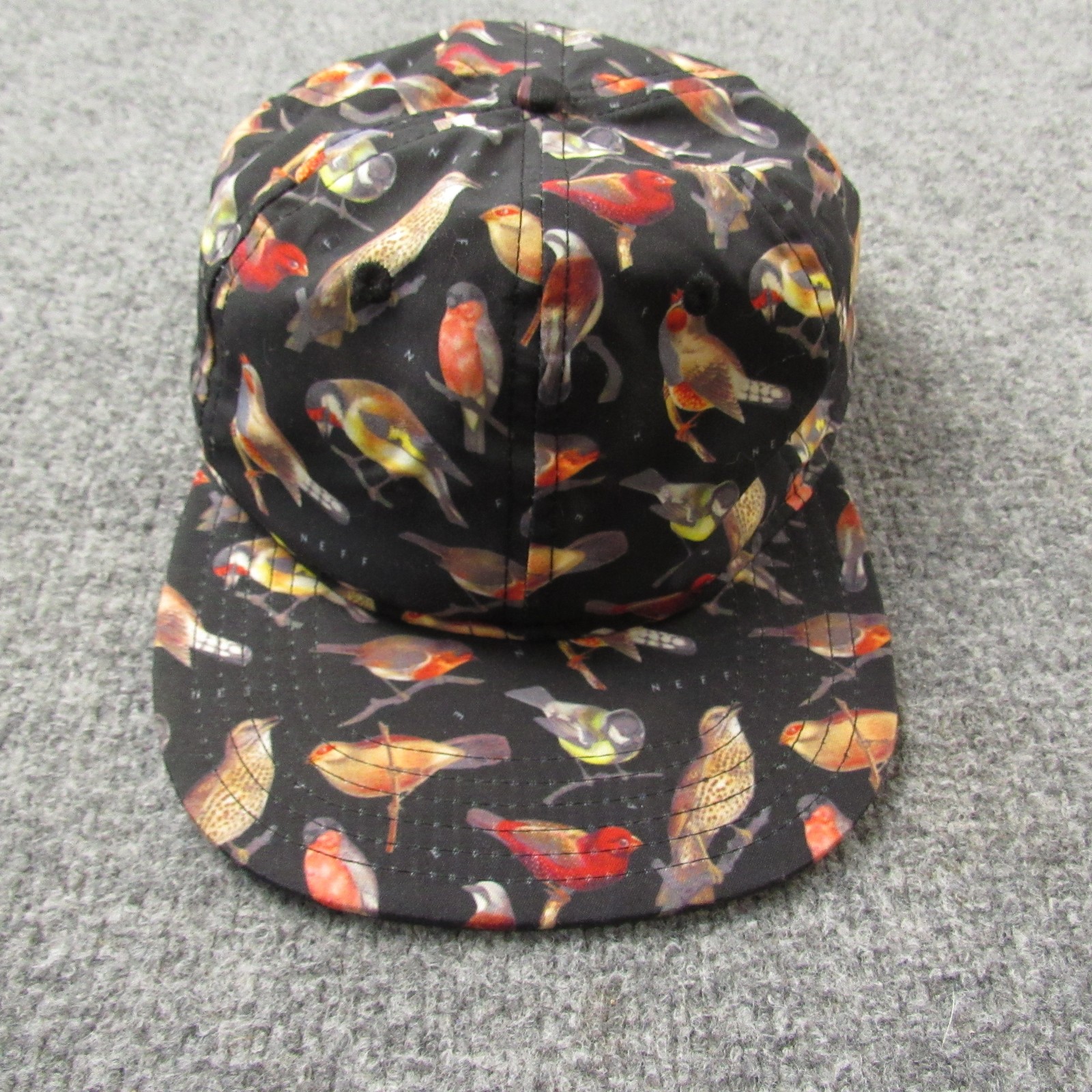 Neff Hat Cap Snap Back Bird Print Pattern All Ove… - image 1